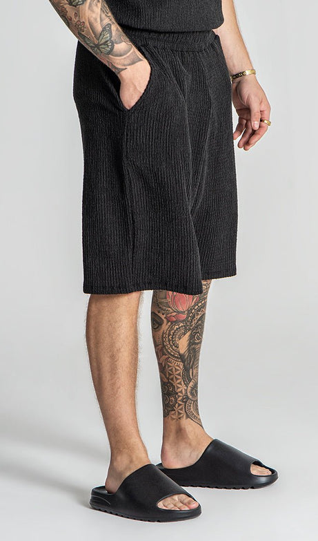 BLACK RESORT SHORTS - Drakkar shop