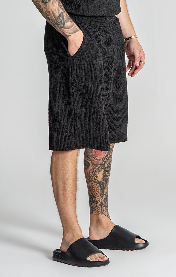 BLACK RESORT SHORTS - Drakkar shop