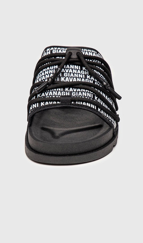 BLACK SCROLL SLIDERS - Drakkar shop