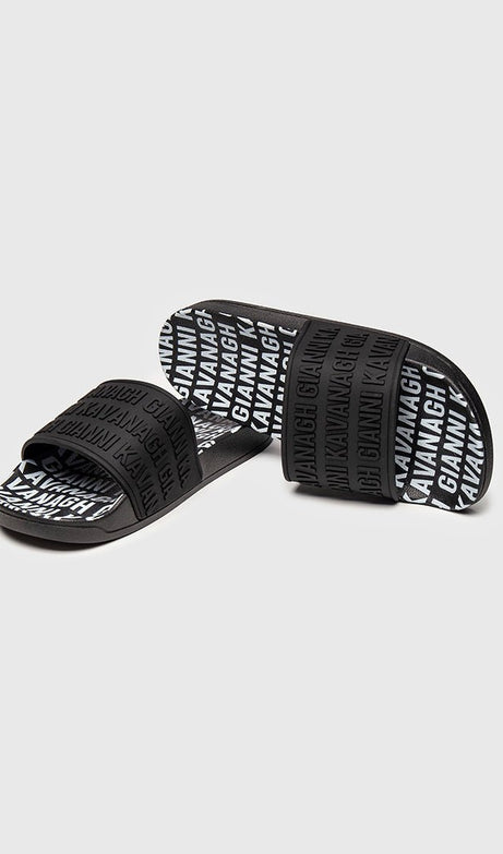 BLACK SCROLL SLIDERS - Drakkar shop