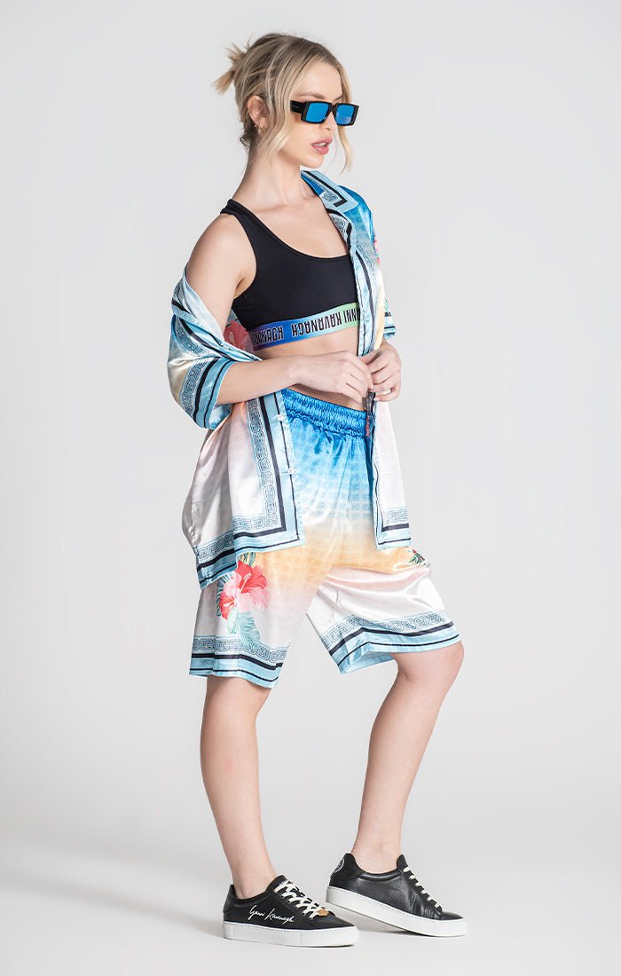 BLUE TROPICANA SHIRT - Drakkar shop