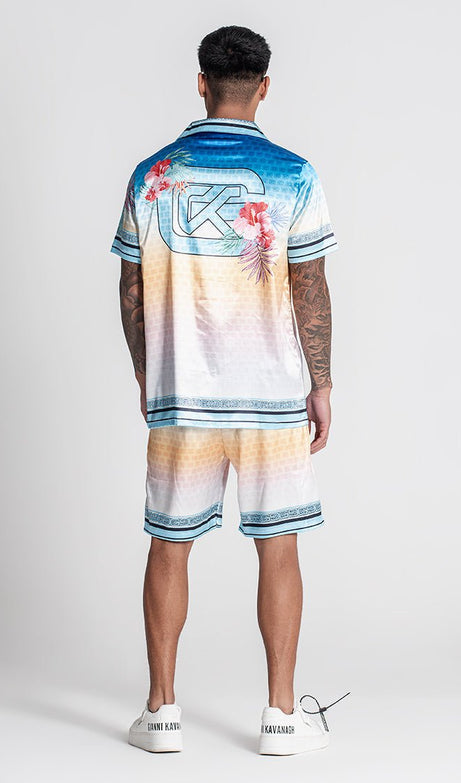 BLUE TROPICANA SHIRT - Drakkar shop