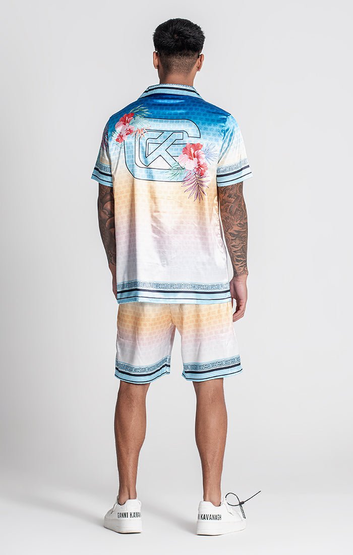 BLUE TROPICANA SHIRT - Drakkar shop