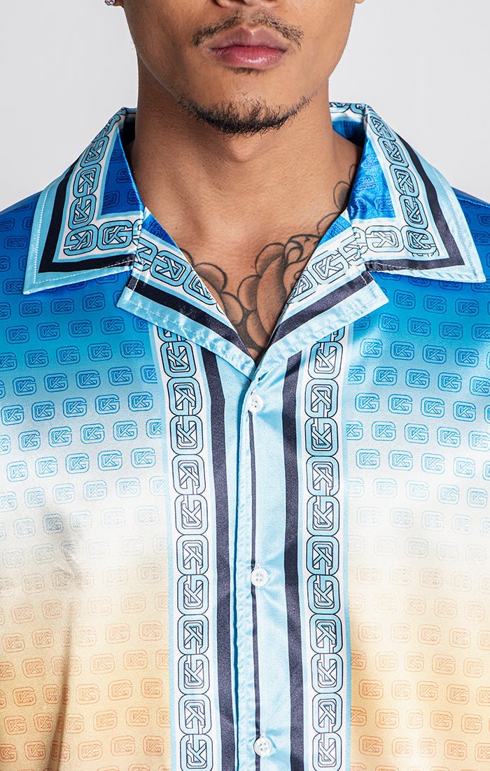 BLUE TROPICANA SHIRT - Drakkar shop