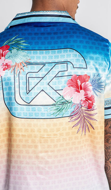 BLUE TROPICANA SHIRT - Drakkar shop