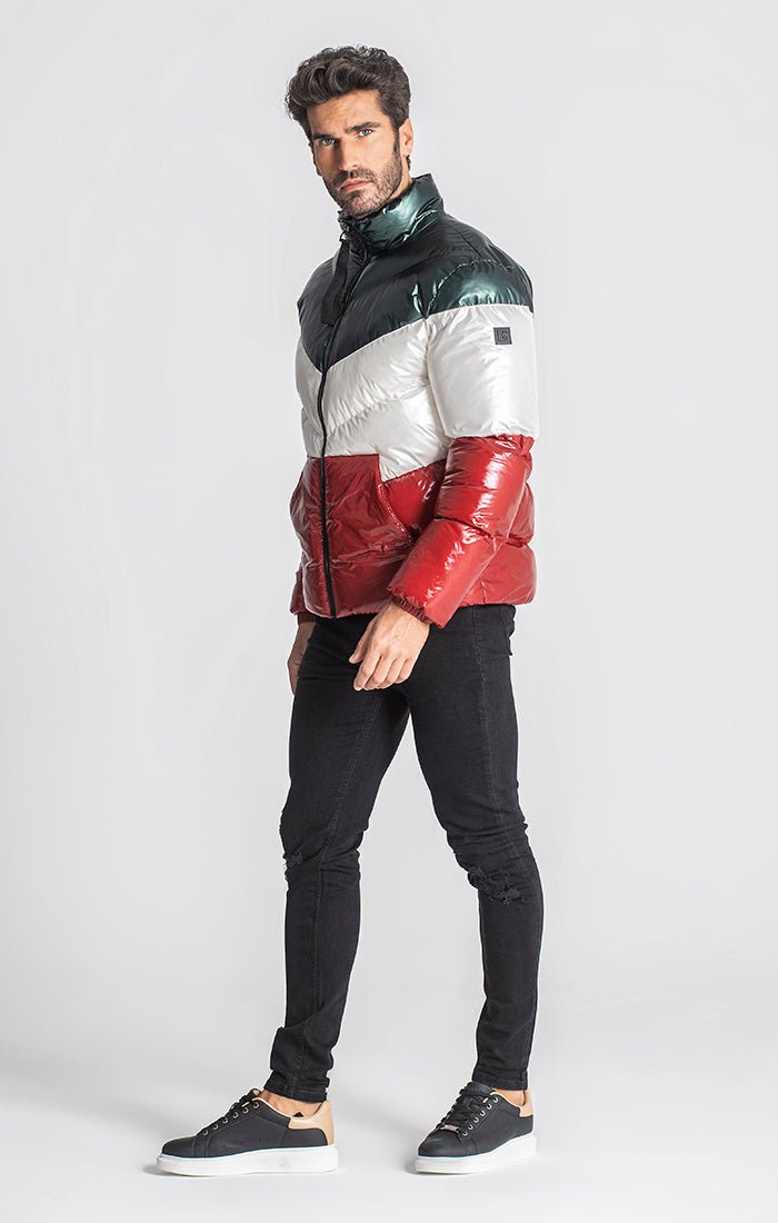 MULTICOLOR DIVISION PUFFER JACKET - Drakkar shop