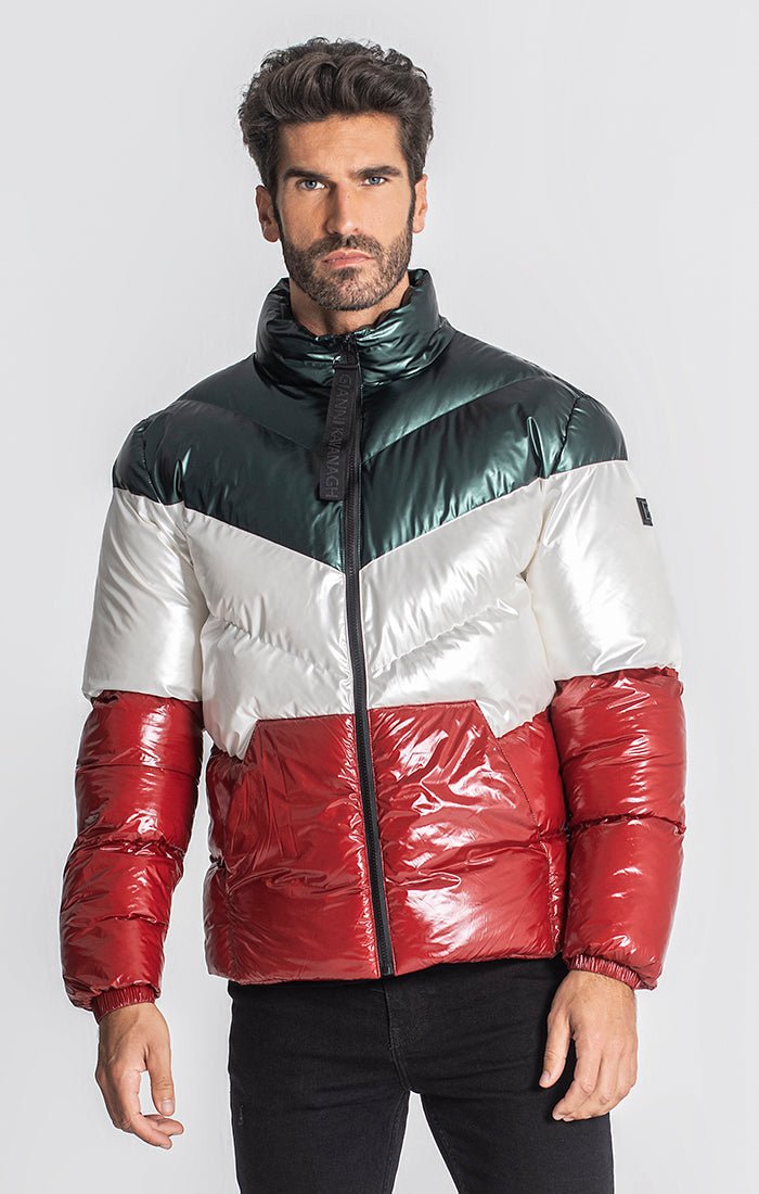 MULTICOLOR DIVISION PUFFER JACKET - Drakkar shop