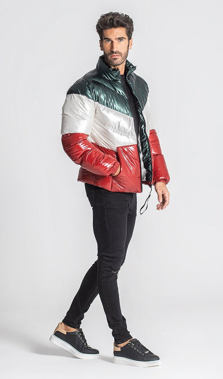 MULTICOLOR DIVISION PUFFER JACKET - Drakkar shop