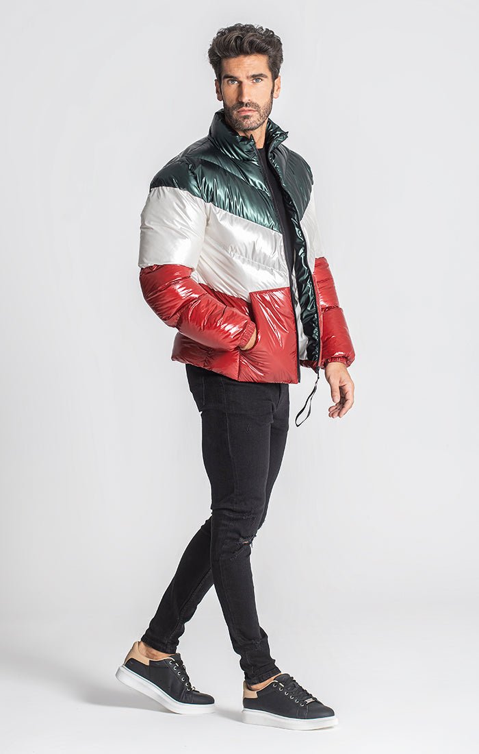 MULTICOLOR DIVISION PUFFER JACKET - Drakkar shop