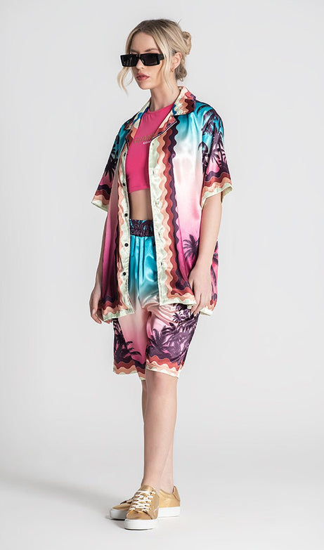 MULTICOLOR TROPICANA SHIRT - Drakkar shop