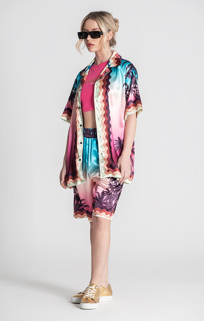 MULTICOLOR TROPICANA SHIRT - Drakkar shop