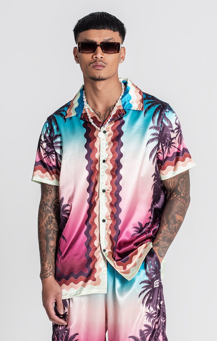 MULTICOLOR TROPICANA SHIRT - Drakkar shop