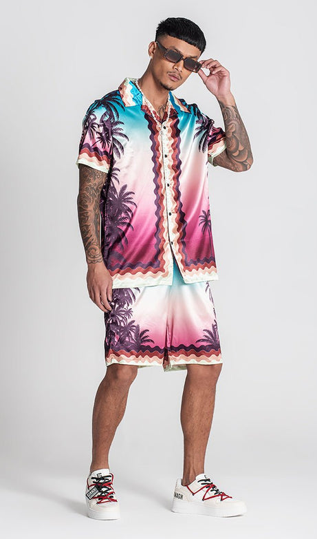 MULTICOLOR TROPICANA SHIRT - Drakkar shop