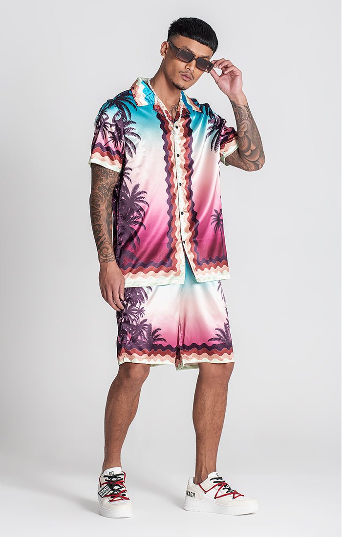 MULTICOLOR TROPICANA SHIRT - Drakkar shop