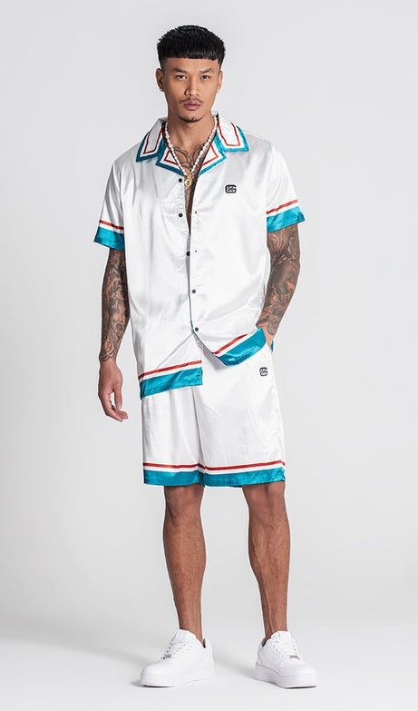 WHITE CUBANITO SHIRT - Drakkar shop
