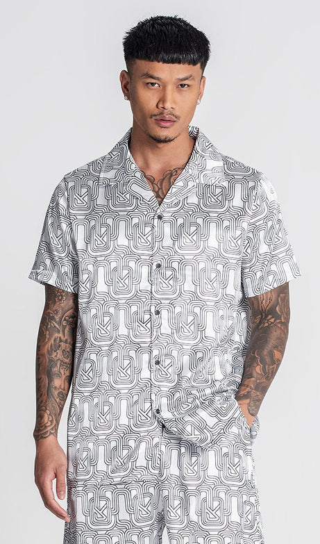 WHITE PARADISO SHIRT - Drakkar shop