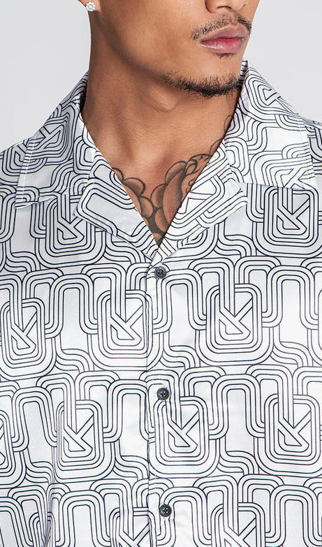 WHITE PARADISO SHIRT - Drakkar shop