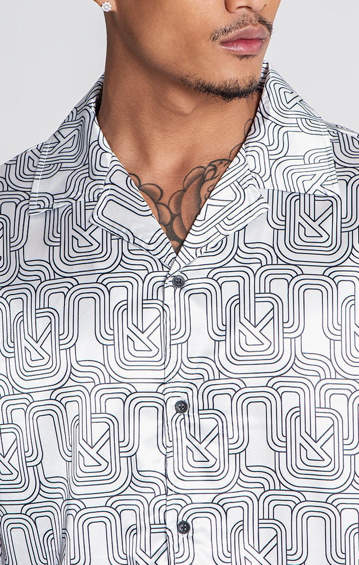 WHITE PARADISO SHIRT - Drakkar shop