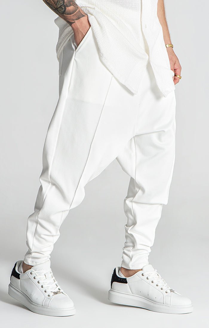 WHITE RESORT PANTS - Drakkar shop