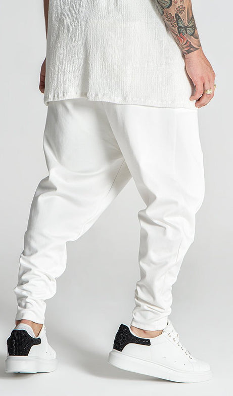 WHITE RESORT PANTS - Drakkar shop