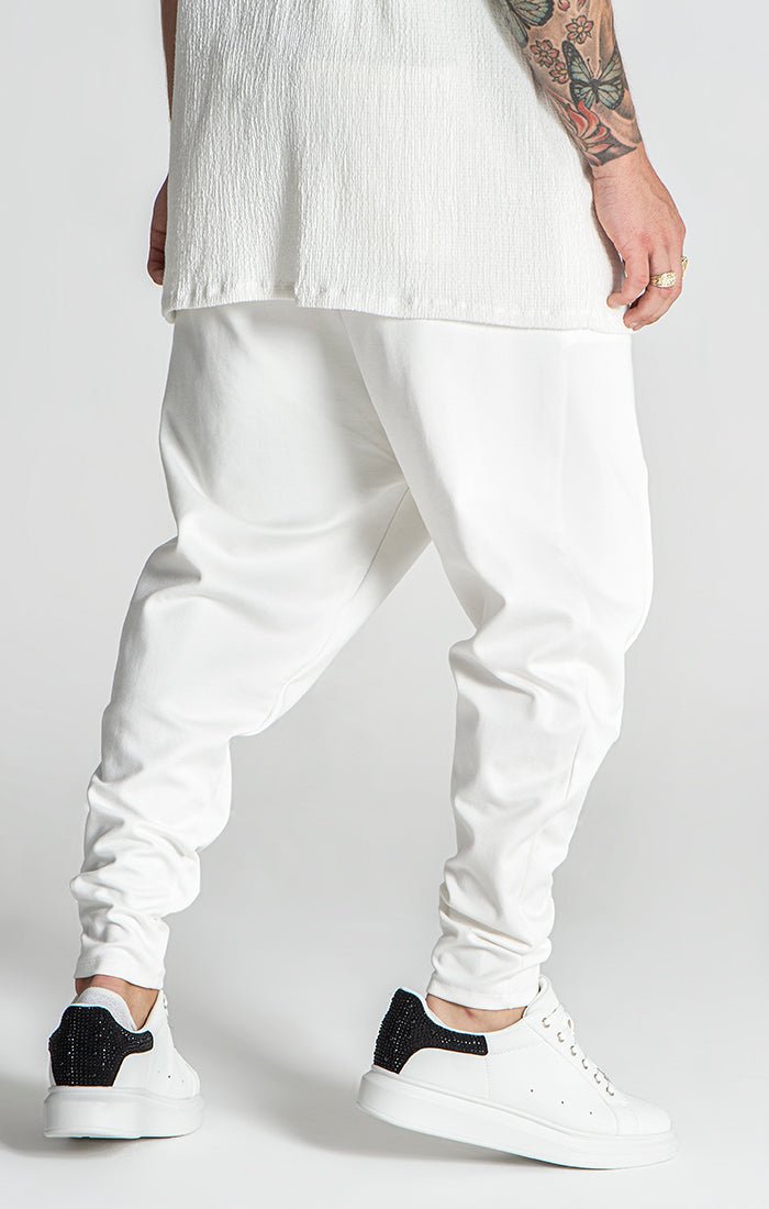 WHITE RESORT PANTS - Drakkar shop