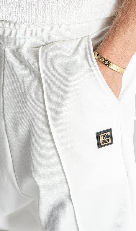 WHITE RESORT PANTS - Drakkar shop