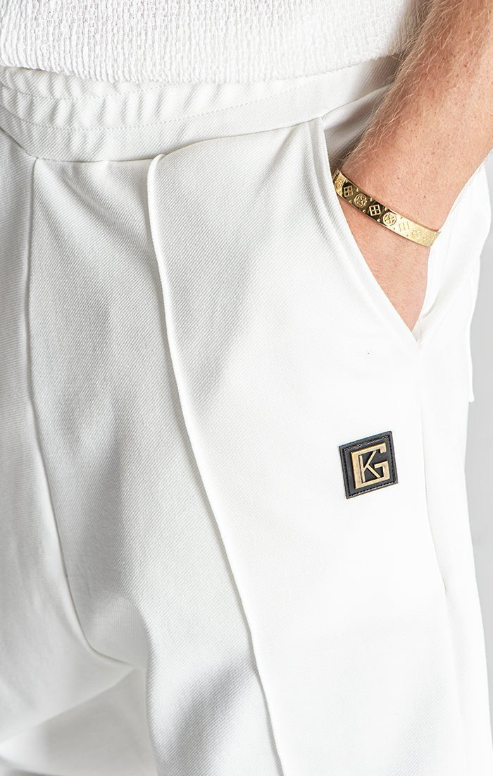 WHITE RESORT PANTS - Drakkar shop