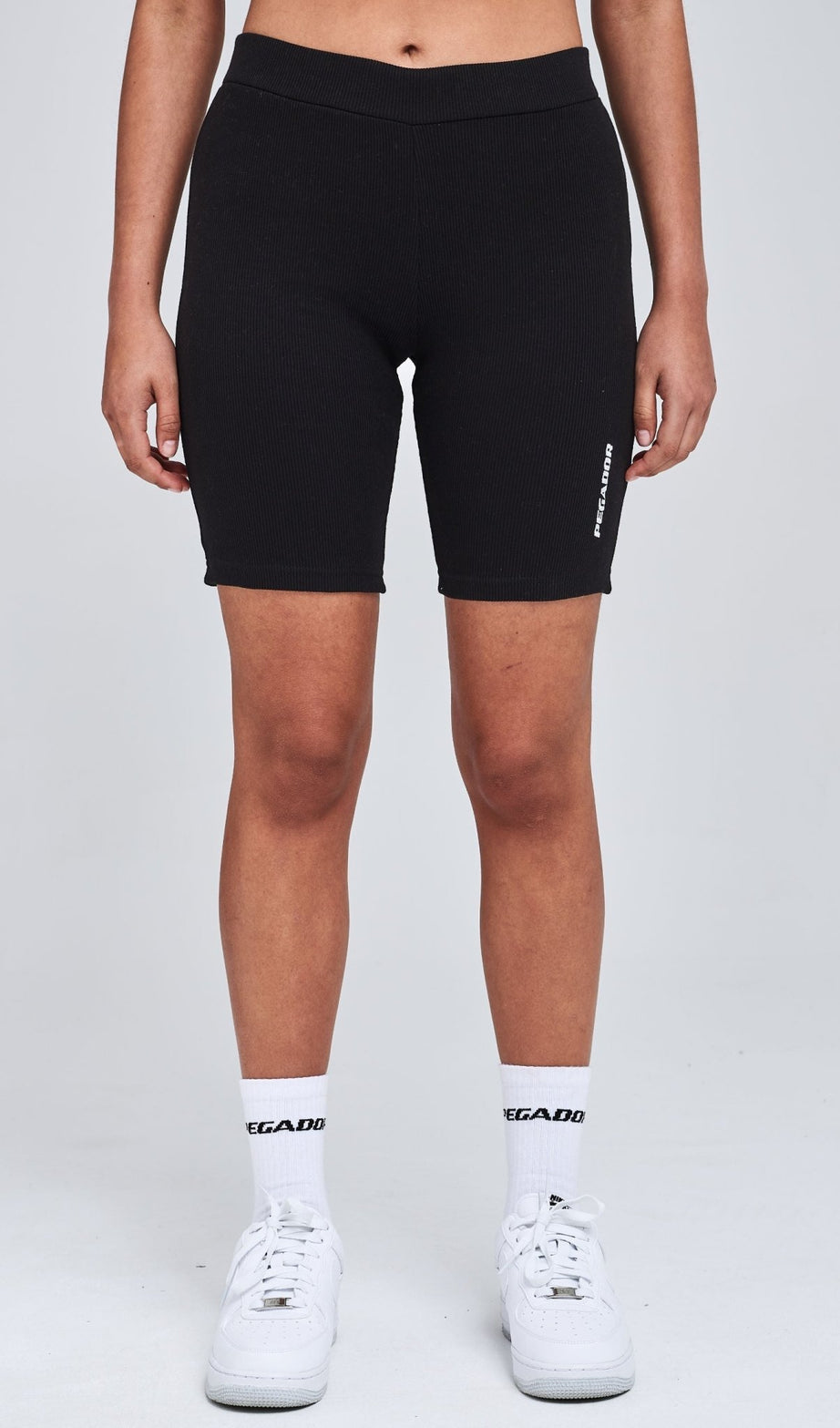 BARRIE RIB BIKER SHORTS BLACK - Drakkar shop