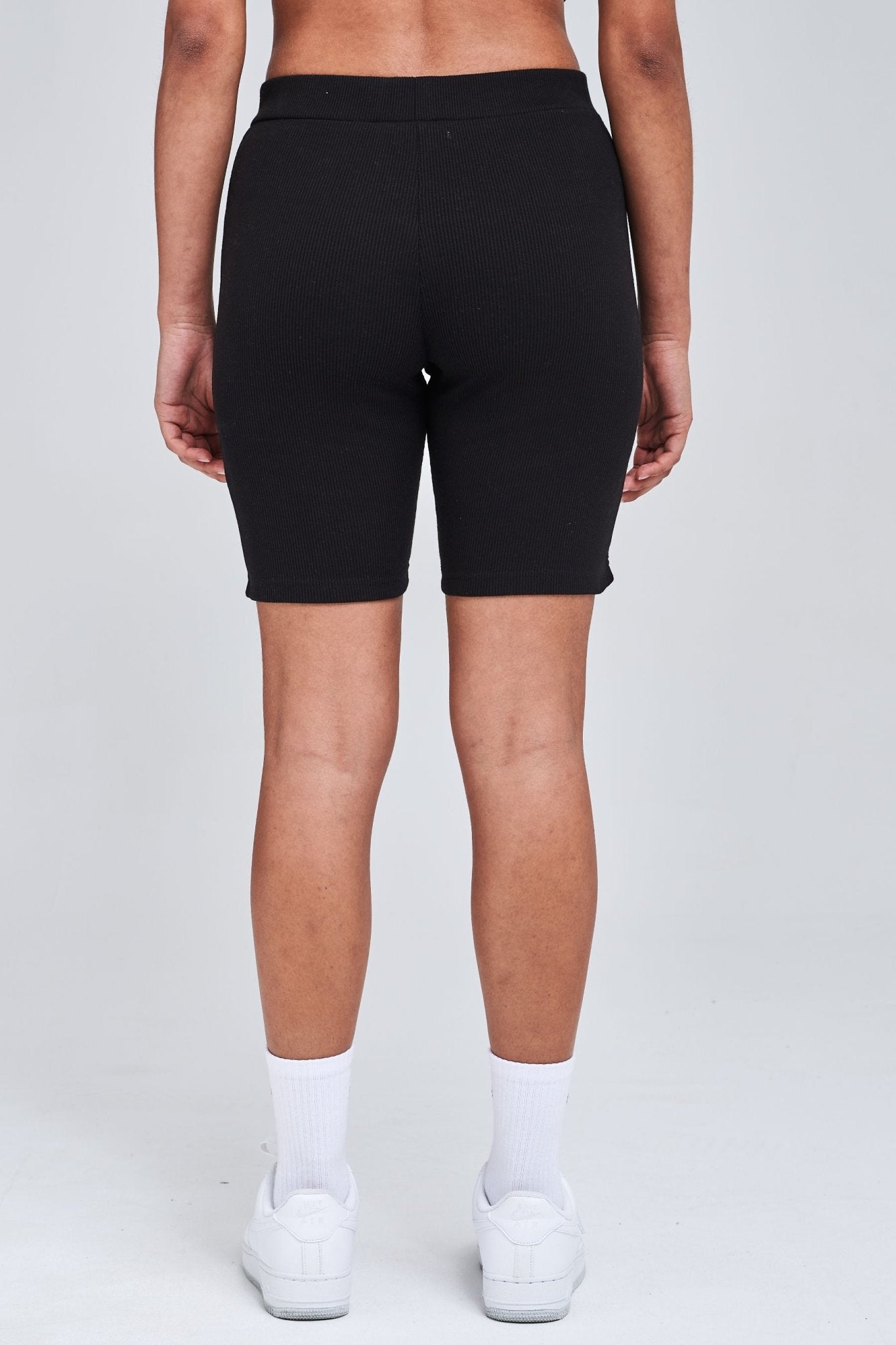 BARRIE RIB BIKER SHORTS BLACK - Drakkar shop