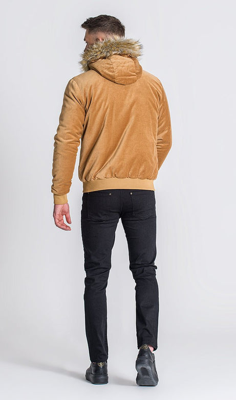 BEIGE ELITE VELVET JACKET - Drakkar shop