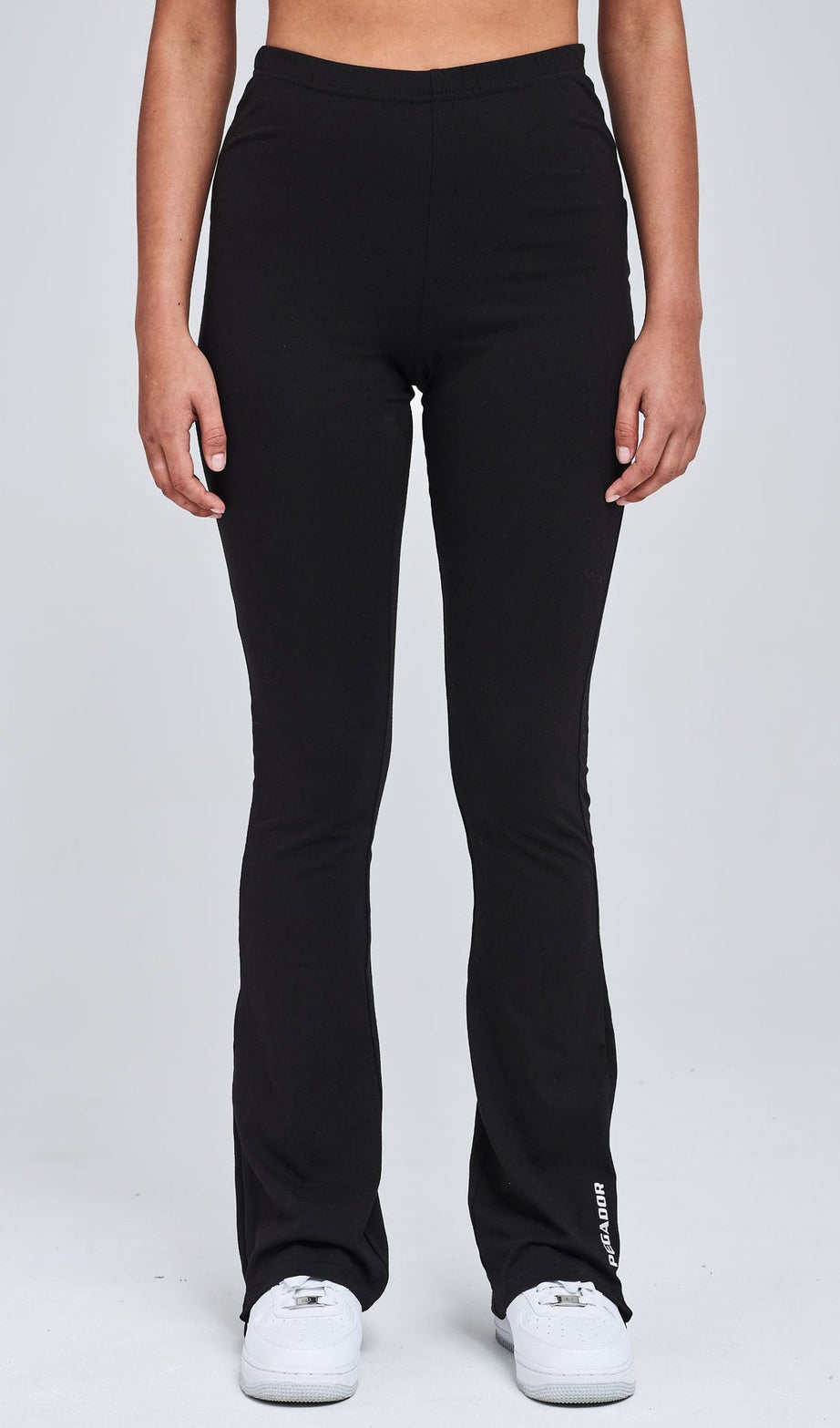 BELL FLARED SWEAT LEGGINGS BLACK - Drakkar shop