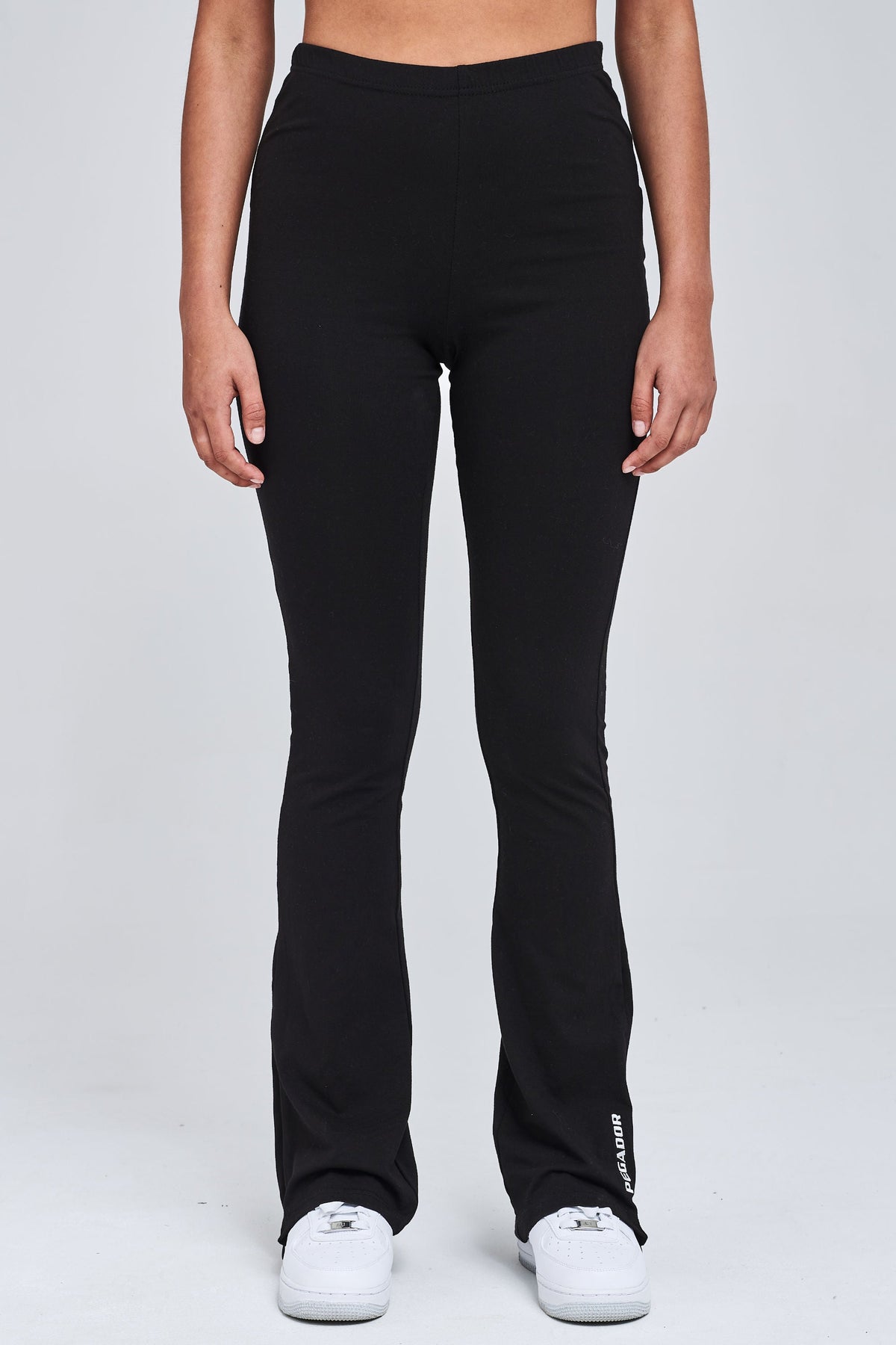 BELL FLARED SWEAT LEGGINGS BLACK - Drakkar shop