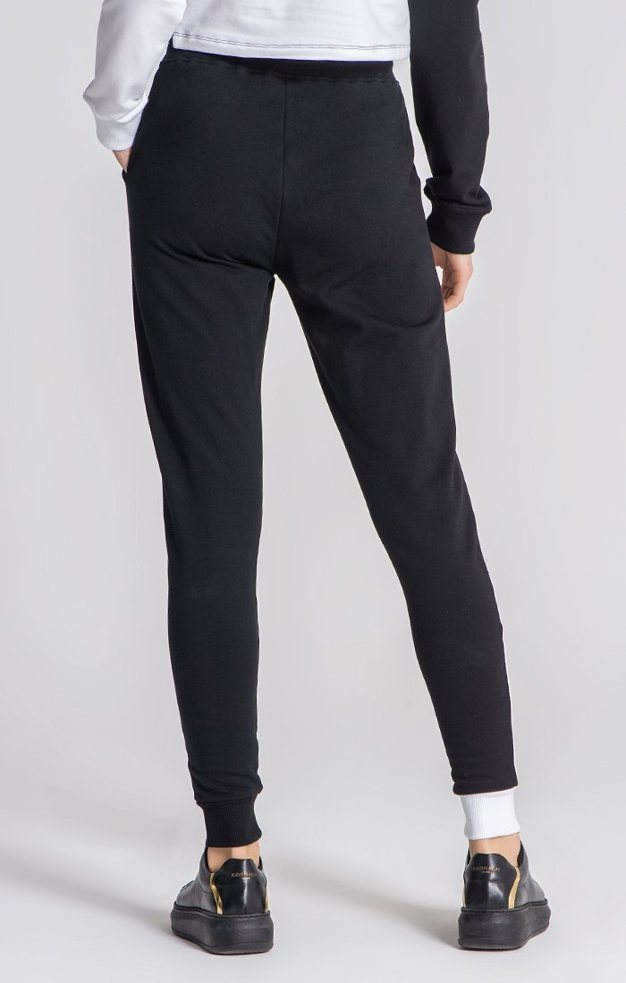 BLACK AND WHITE YIN YANG JOGGERS - Drakkar shop