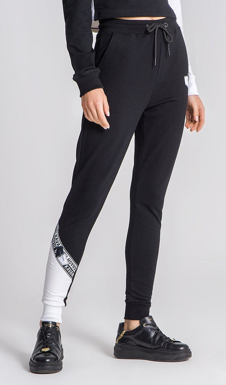 BLACK AND WHITE YIN YANG JOGGERS - Drakkar shop