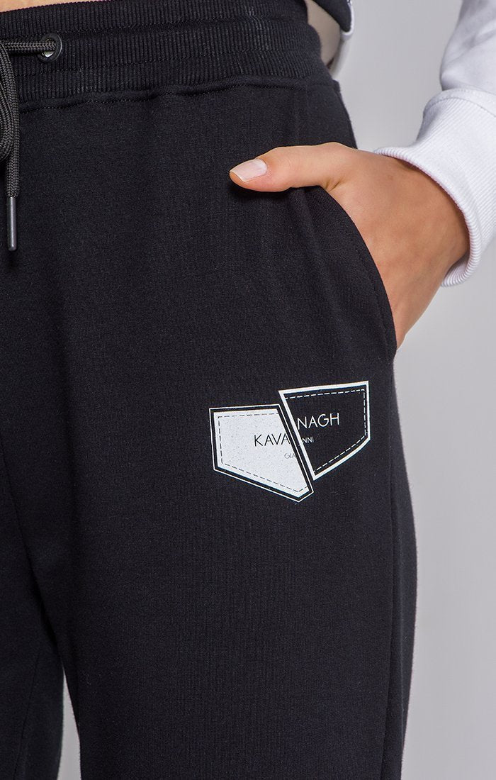 BLACK AND WHITE YIN YANG JOGGERS - Drakkar shop