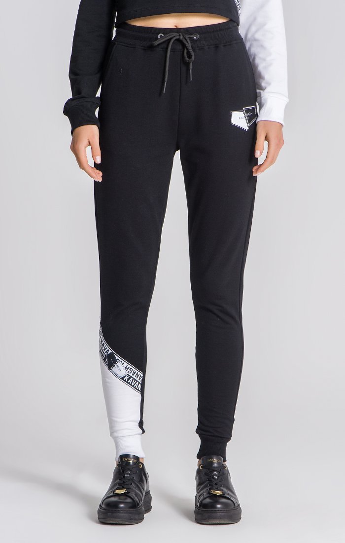 BLACK AND WHITE YIN YANG JOGGERS - Drakkar shop
