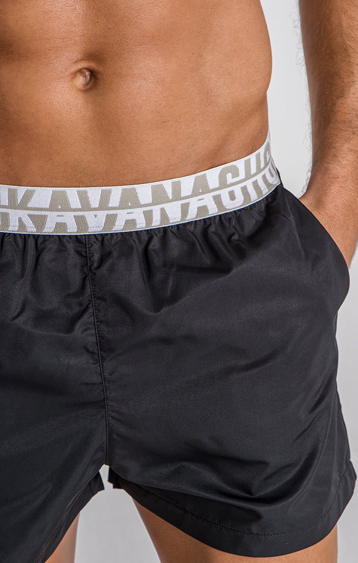 BLACK CAPRI SHORT - Drakkar shop