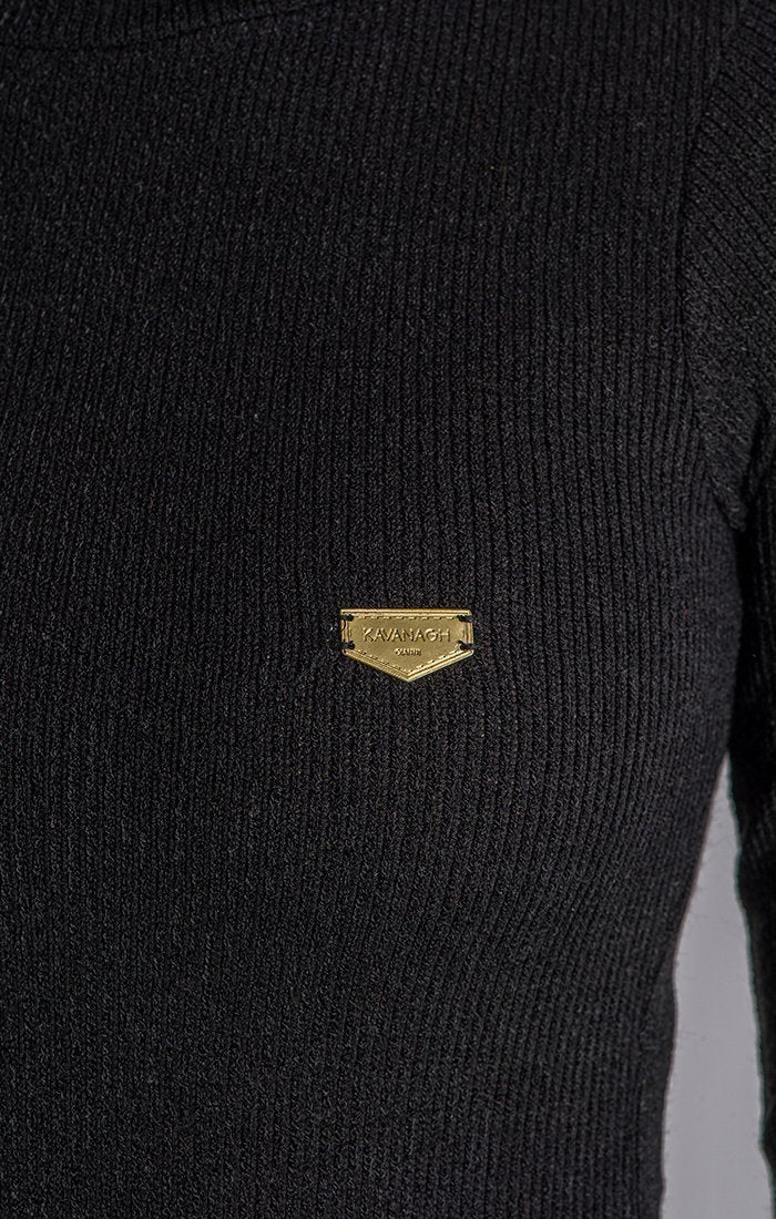 Black Core Turtleneck Dress - Drakkar shop