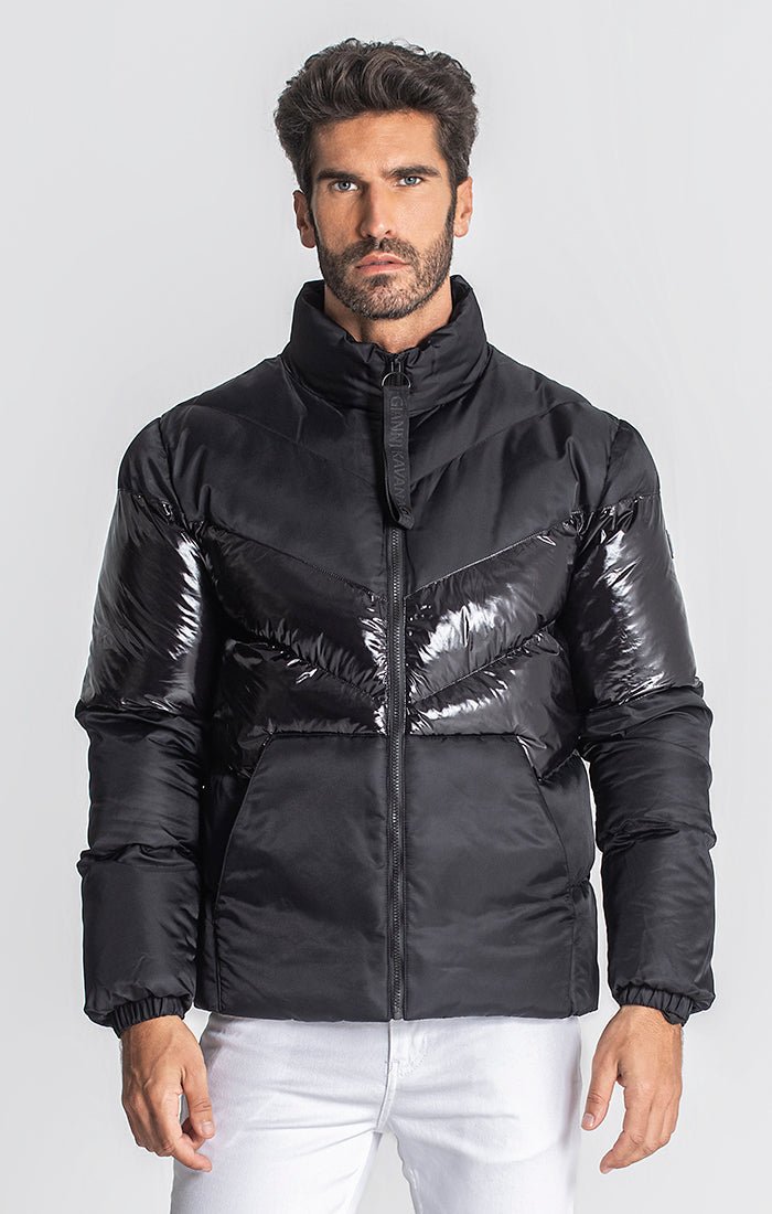 BLACK DIVISION PUFFER JACKET - Drakkar shop