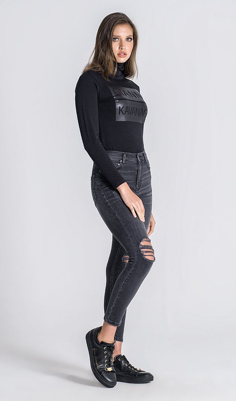 BLACK GK BOX TURTLENECK - Drakkar shop