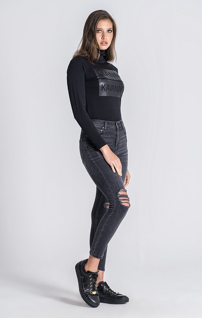 BLACK GK BOX TURTLENECK - Drakkar shop