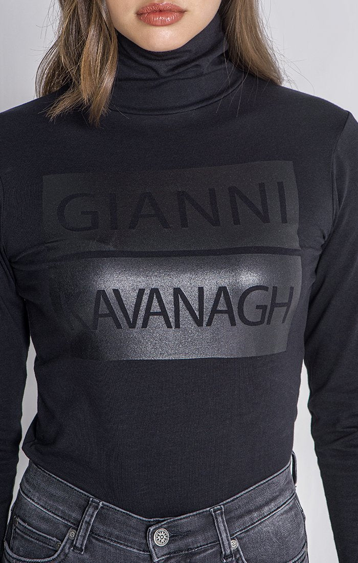 BLACK GK BOX TURTLENECK - Drakkar shop