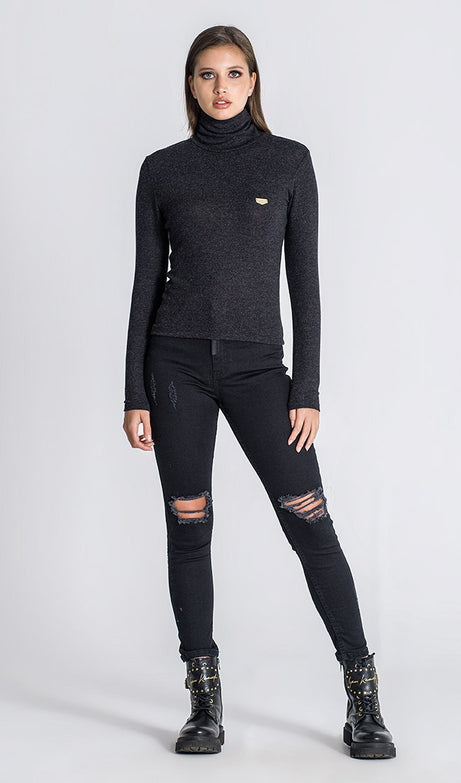 BLACK GK CORE TURTLENECK - Drakkar shop