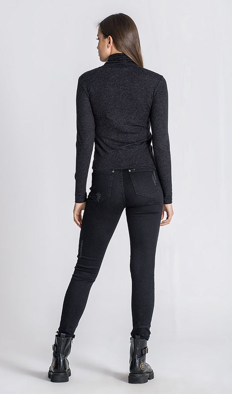 BLACK GK CORE TURTLENECK - Drakkar shop
