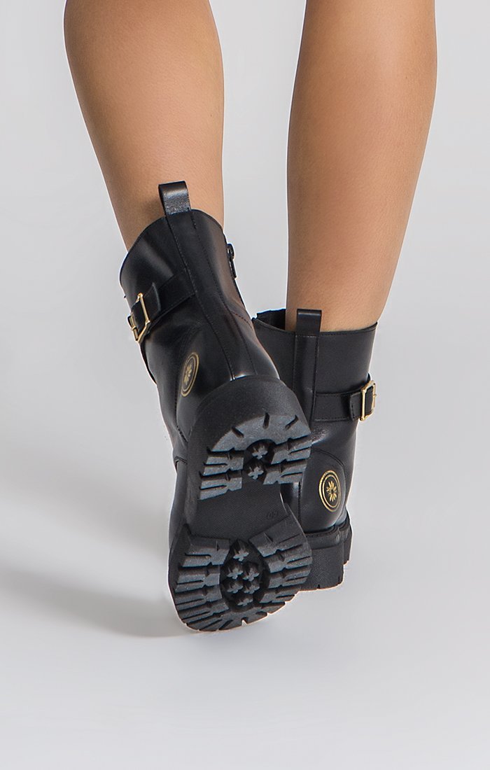 BLACK GK GLADIATOR BOOTS - Drakkar shop