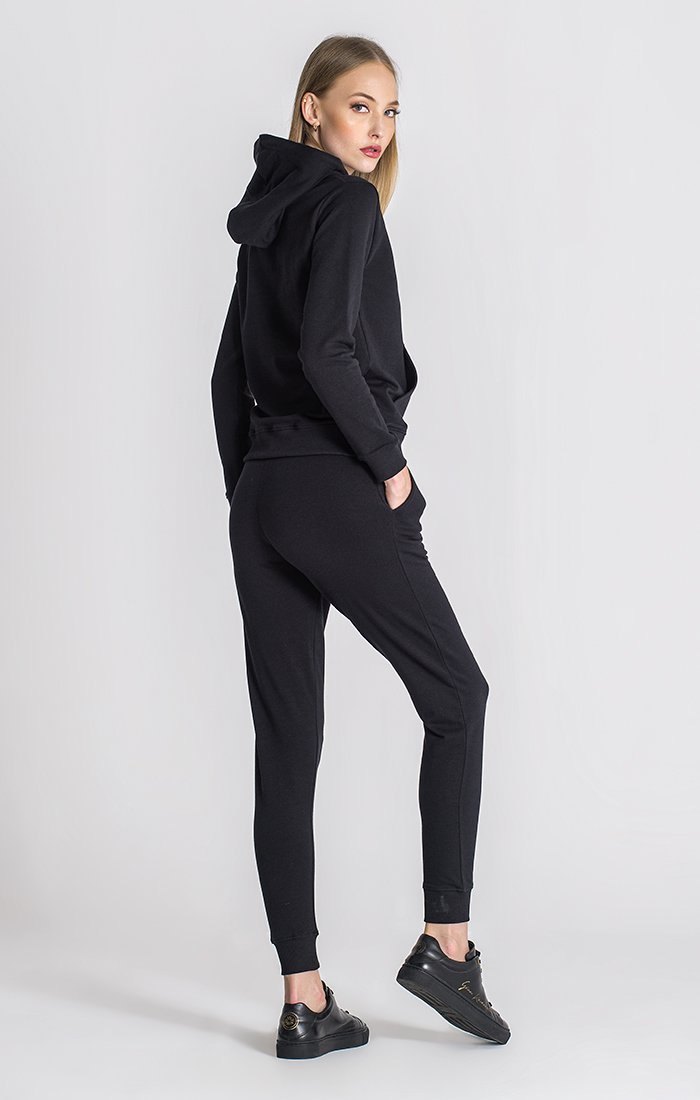 BLACK NO SLEEP HOODIE - Drakkar shop