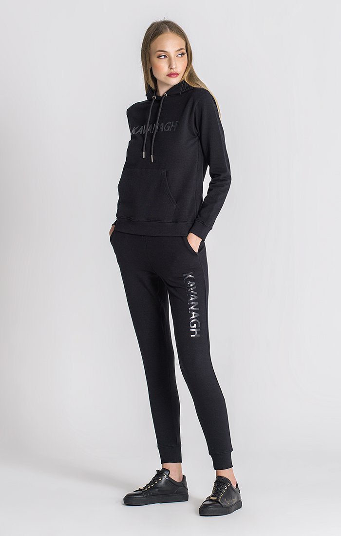 BLACK NO SLEEP HOODIE - Drakkar shop