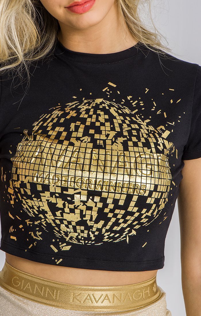 BLACK STUDIO 54 CROPPED TEE - Drakkar shop