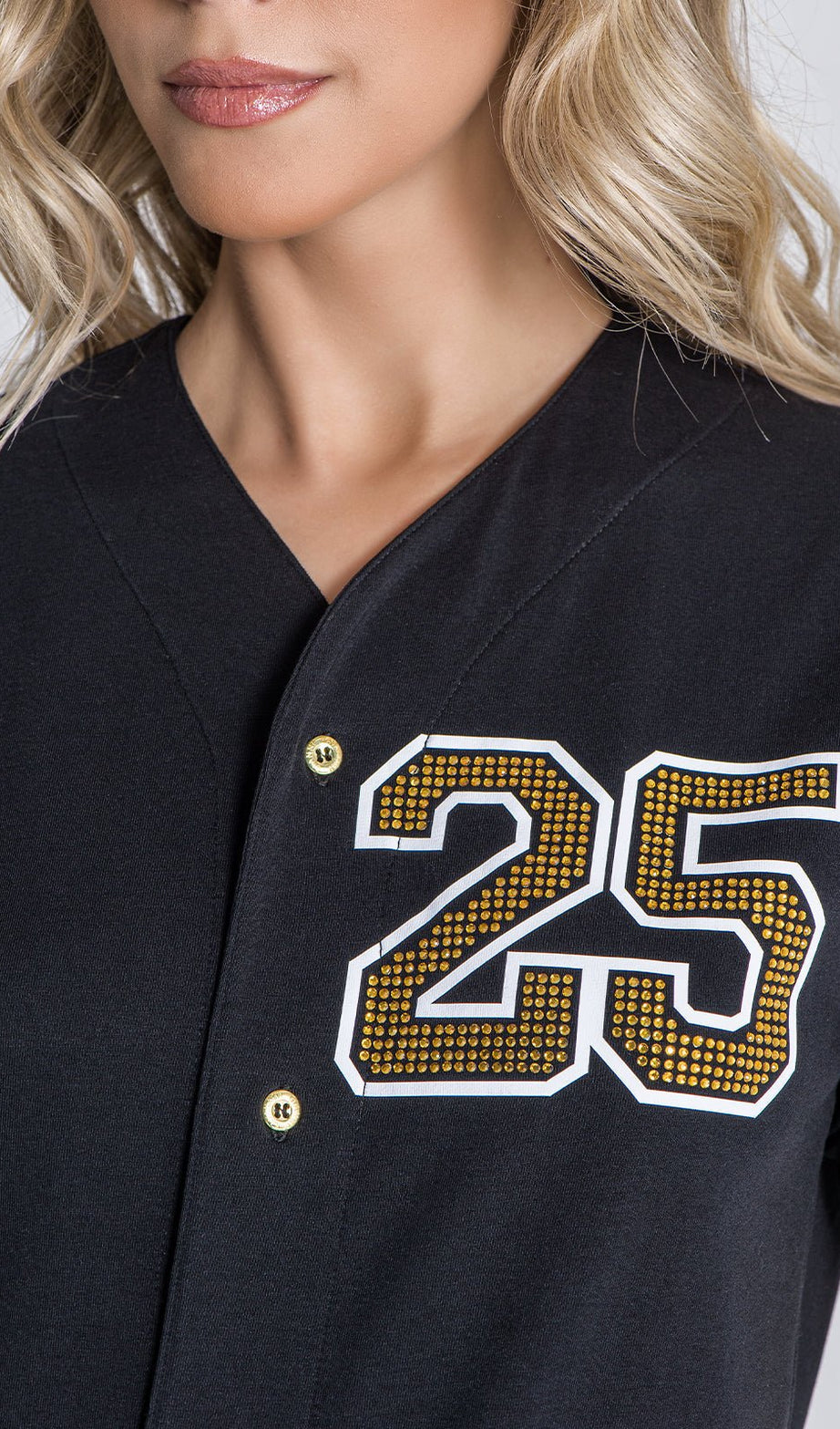 BLACK THE LEAGUE CRYSTALS DRESS - Drakkar shop