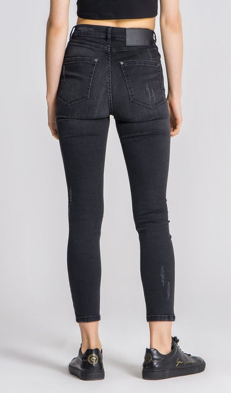 BLACK WINNERS PAIN SKINNY JEANS - Drakkar shop